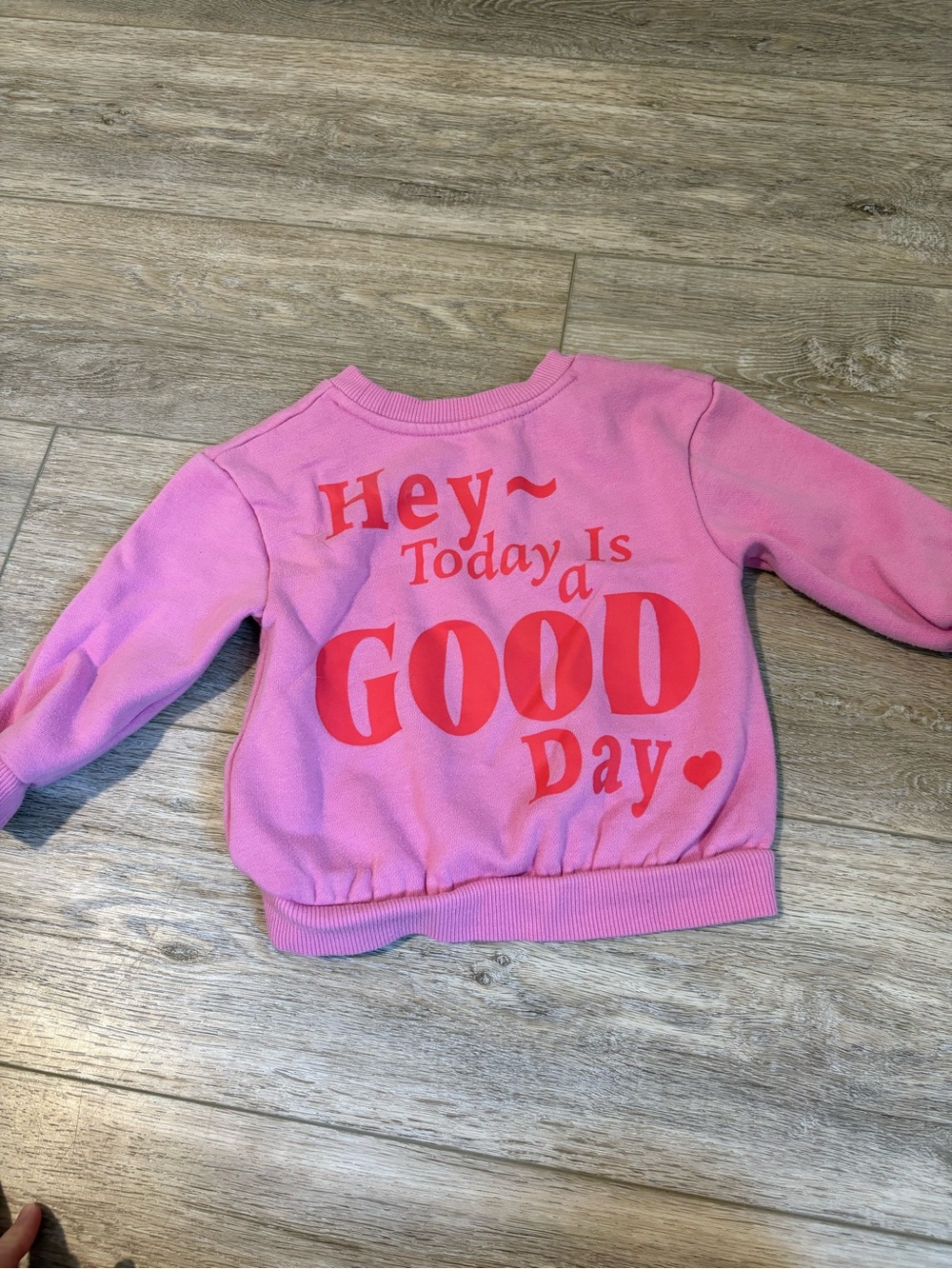 CAT & JACK | Pink 'Today is a Good Day' Sweatshirt